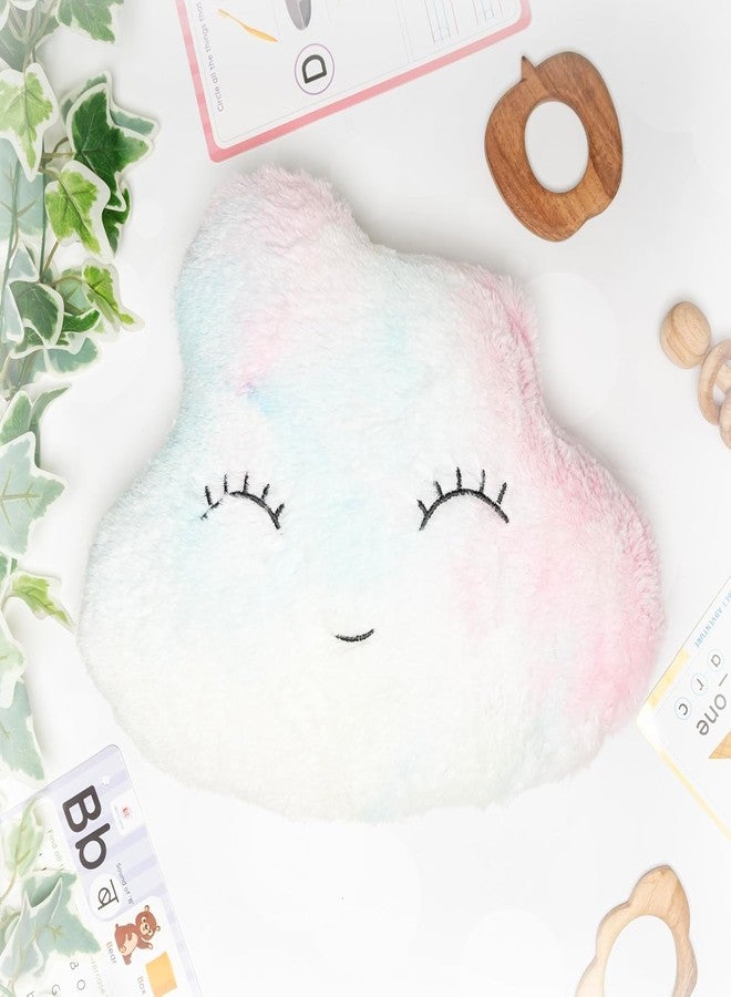 HAPPY BRO Multicolor Cloud Shaped Pillow Super Soft Plush Cushion for Kids, Baby Nursery, Bedroom Décor & Gifting - Image 3